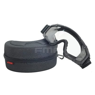 FMA Outdoor Goods OK Goggles Adjustable Goggles Helmet Style (Black)