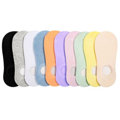 BOOPH 10 Pairs Girls Boys Socks Kids No Show Socks Toddlers Girl Anti-slip Ankle Low Cut Sock 9-12Years Multicolor3
