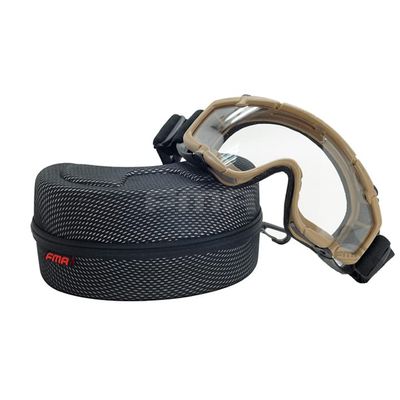 FMA Outdoor Goods OK Goggles Adjustable Goggles Helmet Style (Sand)
