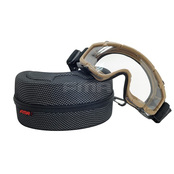 FMA Outdoor Goods OK Goggles Adjustable Goggles Helmet Style (Sand)