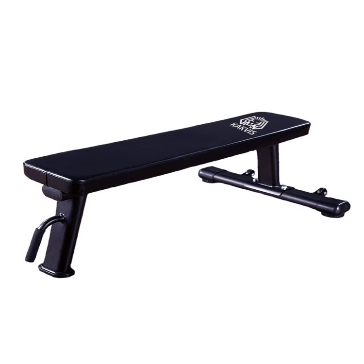Flat Bench Bench Press Weight Bench Black Exercise Bench For Home Gym Fitness