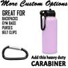 LaserGram Personalized Water Bottle, Gymnast Handstand, Stainless Steel Double Wall Vacuum Insulated with Flip Top Straw, Custom Engraved Gift (40oz / 1180ml Lavender) view 4