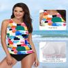 Holipick Multicoloured High Neck Tankini Top Bathing Suit Tops for Women Tummy Control Tank Tops Swimsuits 20 Plus view 3