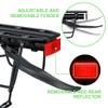 Bike Cargo Rack w/Fender & Bungee Cargo Net & Reflective Logo,Quick Release Mountain Road Bicycle Rear Racks,Universal Adjustable Bike Luggage Touring Carrier Rack,Large Capacity Bike Pannier Rack view 4