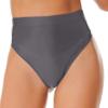 Linjinx Women's Glossy High Waist Yoga Shorts Gym Workout Rave Booty Dance Mini Hot Pants Bottoms Gray A Medium view 3