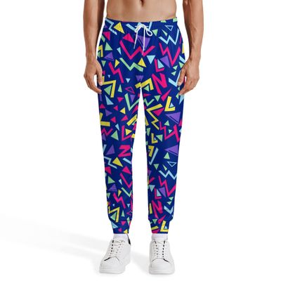 NELife Men's 80s Joggers 90s Sweatpants Retro Active Sports Joggers with Pockets Casual Outfit for Men, 3X-Large