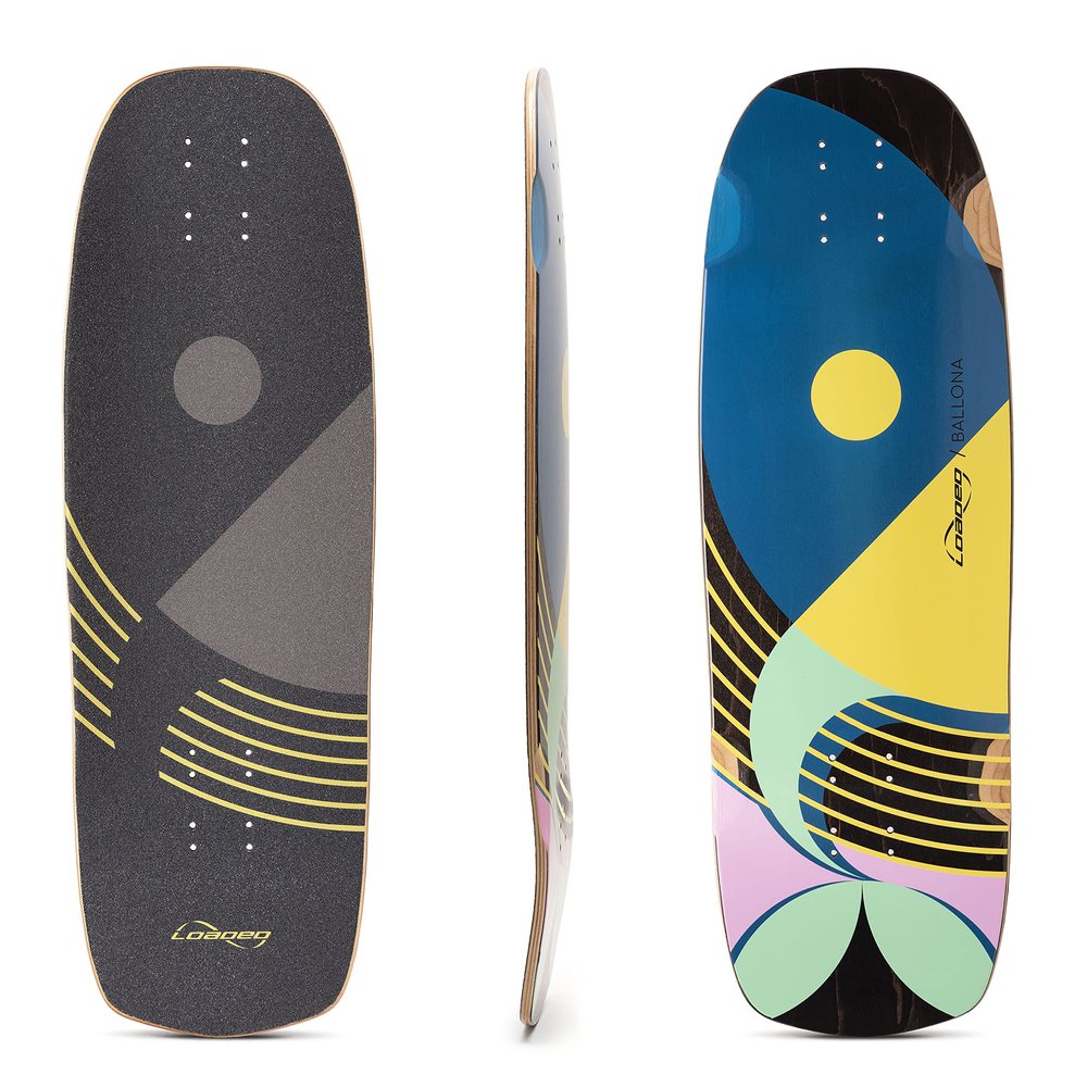 Loaded Boards Ballona Mini Cruiser Longboard Skateboard Deck (Willy Graphic)