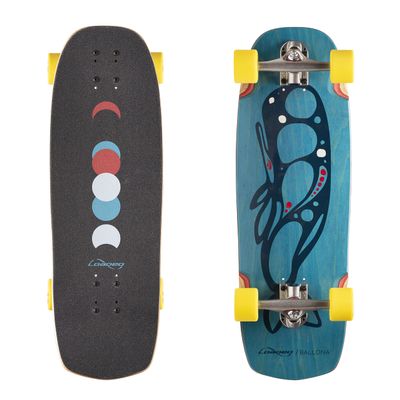 Loaded Boards Ballona Mini Cruiser Longboard Skateboard Complete (Otang Fat Free 86a Wheels, Paris 150mm 50 Trucks)