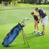 OFFICEJOY Golf Stand Bag, Portable Golf Clubs Bag w/4 Way Dividers, 4 Pockets, Adjustable Shoulder Straps, Pencil Golf Bag w/ 2 Non-Slip Stand, Lightweight Golf Bag for Men Women (Navy) view 2