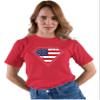 5X-Large Red Mens Distressed Super Flag Diamond USA Patriotic T-Shirt view 4