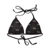 FOCO Women's NFL Team Logo Ladies Bathing Swim Wear Suit, Mini Print-Bikini Top, Small view 3