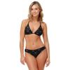 FOCO Women's NFL Team Logo Ladies Bathing Swim Wear Suit, Mini Print-Bikini Top, Small view 4