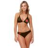 FOCO Cleveland Browns NFL Womens Solid Logo Bikini Top view 4