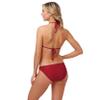 FOCO San Francisco 49ers NFL Womens Solid Wordmark Bikini Bottom - L view 2