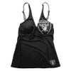 FOCO Las Vegas Raiders NFL Womens Summertime Solid Tankini Bikini Top - L view 2