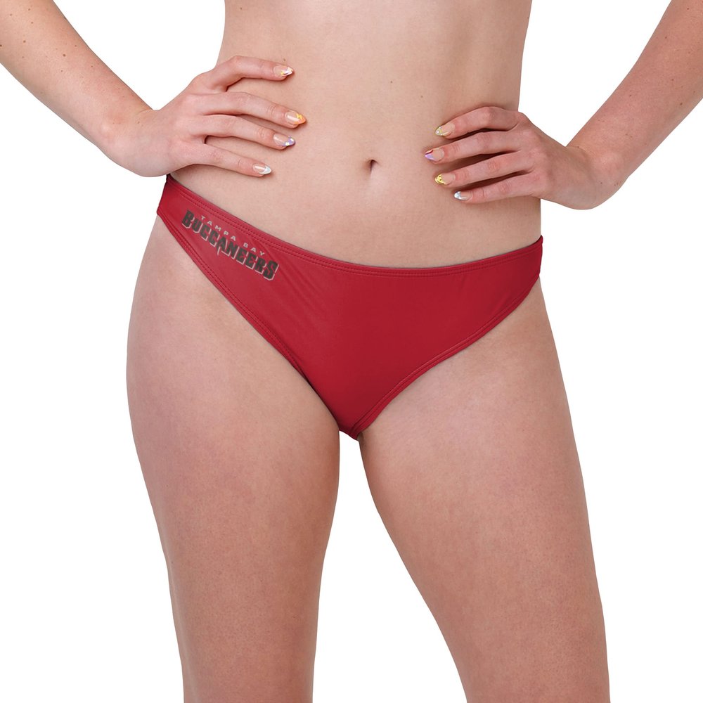 FOCO Women's NFL Team Logo Ladies Bathing Swim Wear Suit, Solid Wordmark-Bikini Bottom, XX-Large