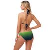 FOCO Seattle Seahawks NFL Womens Gradient Big Logo Bikini Top - XXL view 2
