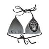 FOCO Las Vegas Raiders NFL Womens Gradient Big Logo Bikini Top - XXL view 3