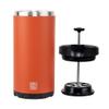 BruTrek by Planetary Design Steel Toe 3.0 Travel Coffee Press - Brew 20 fl.oz On The Go - No Spill Lid, Double Wall Vacuum Insulated Stays Hot for Hours, French Press Coffee (Red Rock) view 3