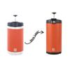 BruTrek by Planetary Design Steel Toe 3.0 Travel Coffee Press - Brew 20 fl.oz On The Go - No Spill Lid, Double Wall Vacuum Insulated Stays Hot for Hours, French Press Coffee (Red Rock) view 4