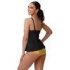 FOCO Pittsburgh Steelers NFL Womens Summertime Solid Tankini Bikini Top - XXL view 4