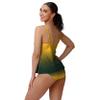 FOCO Women's NFL Team Logo Ladies Bathing Swim Wear Suit, Gametime Gradient-Tankini Top, Small view 4
