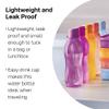 Tupperware Brand Eco+ Small Reusable Water Bottle - 500mL, Pack of 5 - Dishwasher Safe & BPA Free - Lightweight & Leak Proof - Great for Travel, Gym & Outdoor Activities view 3