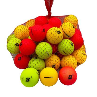 Golf Ball Planet E12 Used Golf Balls 4A/Near Mint (50 Pack, Matte Color Mix)
