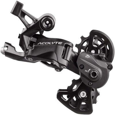 microSHIFT | Acolyte Rear Derailleur | 8 Speed | Short Cage | Black | with Spring Lock