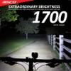 CECO USA 1700 Lumen USB Rechargeable Bike Light  Tough & Durable IP67 Waterproof & FL1 Impact Resistant  Super Bright F1700 Bicycle Headlight  for Commuters, Road Cyclists & Mountain Bikers view 2
