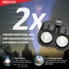 CECO USA 1700 Lumen USB Rechargeable Bike Light  Tough & Durable IP67 Waterproof & FL1 Impact Resistant  Super Bright F1700 Bicycle Headlight  for Commuters, Road Cyclists & Mountain Bikers view 3