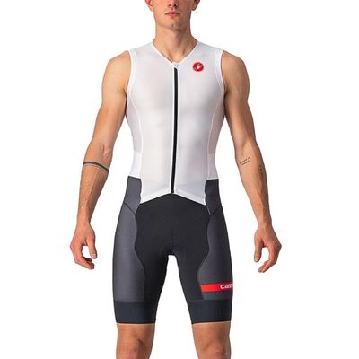 Free Sanremo 2 Sleeveless Tri Suit - Men's, White/Black, XXL