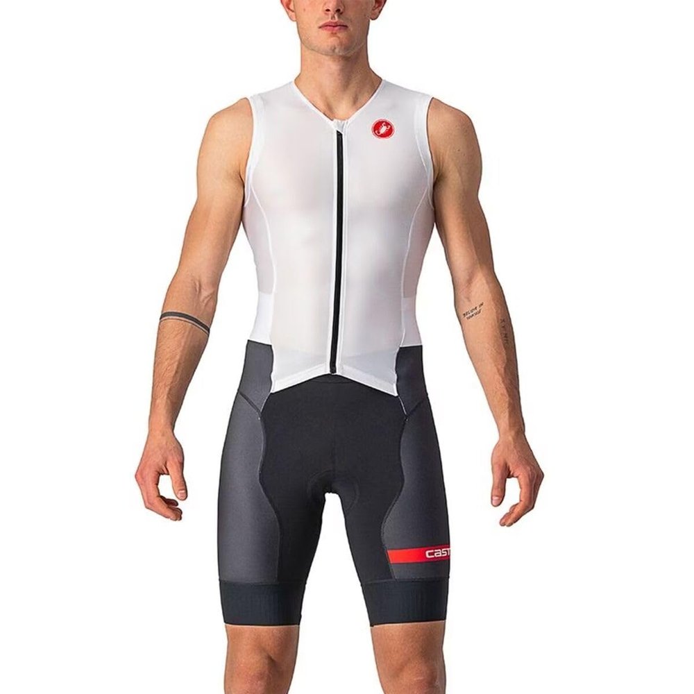 Free Sanremo 2 Sleeveless Tri Suit - Men's, White/Black, XXL