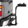 Surco ABRF125 3-Bike Fold Down Rack with Integrated Lock for 1-1/4" Receiver Hitches; Black Finish view 1