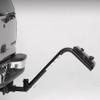 Surco ABRF125 3-Bike Fold Down Rack with Integrated Lock for 1-1/4" Receiver Hitches; Black Finish view 2