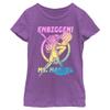Marvel Ms Gradient Girls Short Sleeve Tee Shirt, Purple Berry, Small view 1