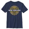 Marvel Kids Thor: Love & Thunder New Badge Boys Short Sleeve Tee Shirt, Navy Blue, Large view 1