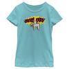 Marvel Ms Sloth Baby Girls Short Sleeve Tee Shirt, Tahiti Blue, X-Large view 1