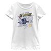 Marvel Draw MS Girls Short Sleeve Tee Shirt, White, X-Large view 1