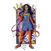 Marvel Ms Sketchy Kamala Girls Short Sleeve Tee Shirt, White, Large view 2