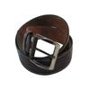 MENS LEATHER BELT FLORAL TOOLED ONE PIECE WORK CASUAL OFFICE WEAR BROWN BELTS FOR MEN (32 in) view 1