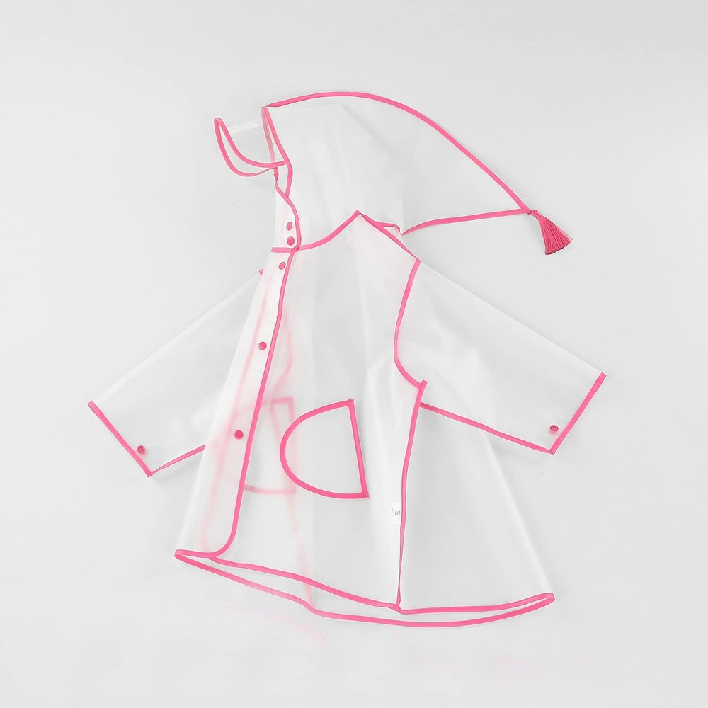 XJHKG Raincoat Cute Baby Outdoor Waterproof Rain Coat Children Impermeable Poncho Boy Girl Rain Jacket Gift (Color : A-01, Size : Small)