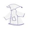 XJHKG Raincoat Cute Baby Outdoor Waterproof Rain Coat Children Impermeable Poncho Boy Girl Rain Jacket Gift (Color : A-04, Size : X-Large) view 1
