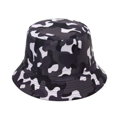 Unisex Sun Hats Fashion Camo Beach Bucket Hat for Men Women Summer Outdoor Fishing Boonie Cap Breathable Packable