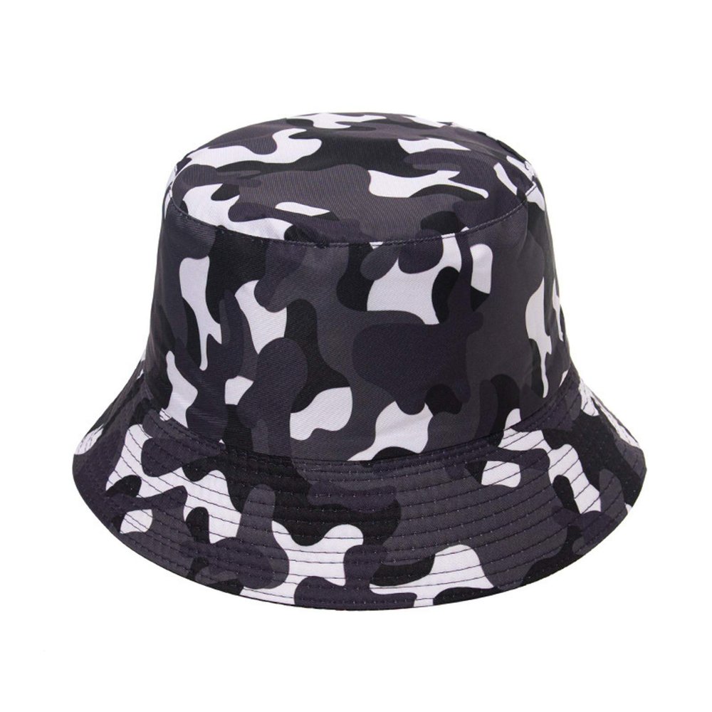 Unisex Sun Hats Fashion Camo Beach Bucket Hat for Men Women Summer Outdoor Fishing Boonie Cap Breathable Packable