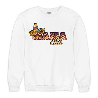 Tee Hunt Funny Mamacita Cinco De Mayo Sweatshirt Mexican Fiesta Party Tequila Drinking May Fith Viva Mexico Taco Tuesday Crew Neck Unisex Adult Sweater White Small