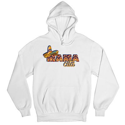 Tee Hunt Funny Mamacita Cinco De Mayo Hoodie Mexican Fiesta Party Tequila Drinking May Fith Viva Mexico Taco Tuesday Pullover Front Pouch Pocket Sweatshirt White Small