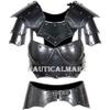 Nautical-Mart Medieval Mina Armour Set Larp Armor Cosplay Costume - Cuirass, Pauldron, Gorget,Tasset (Cuirass Armor, Black) view 2
