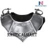 Nautical-Mart Medieval Mina Armour Set Larp Armor Cosplay Costume - Cuirass, Pauldron, Gorget,Tasset (Complete Armor Set, Silver) view 3