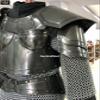 Nautical-Mart Medieval Mina Armour Set Larp Armor Cosplay Costume - Cuirass, Pauldron, Gorget,Tasset (Complete Armor Set, Black) view 3